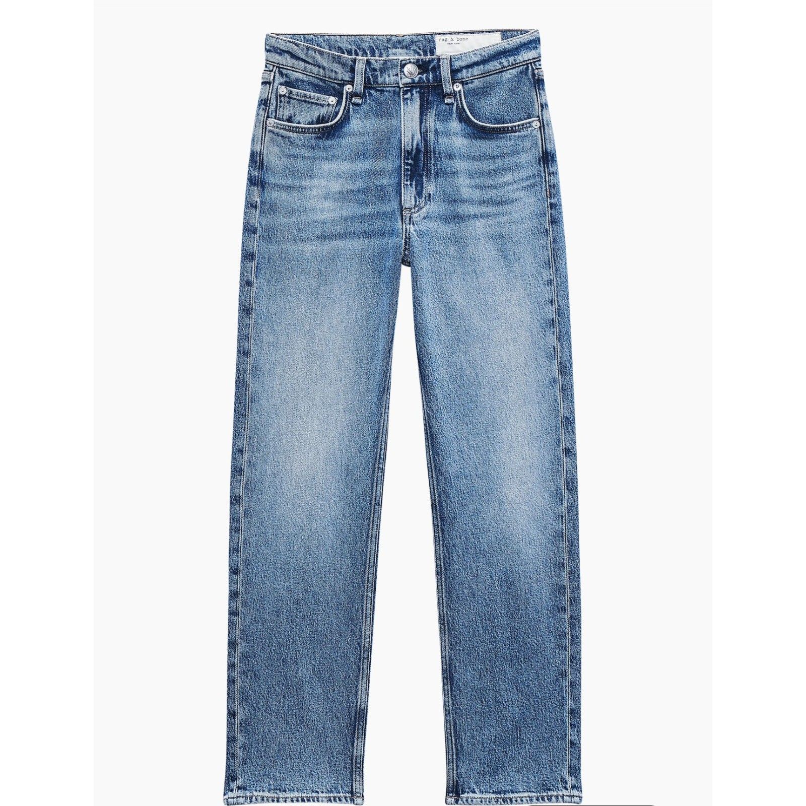 Rag & Bone Women's Straight Leg Jeans - Light Blue Wash